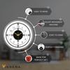Designer Metal Wall Clock for Living Room | Latest Antique Stylish Fancy Decorative Big Size Wall Watch for Bedroom