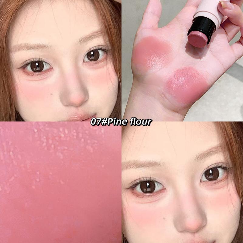 

Gege Bear Hydrating Blush&Highlight Stick, натуральные увлажняющие румяна-стик, хайлайтер с высоким блеском и мелким блеском, подходит для путешествий