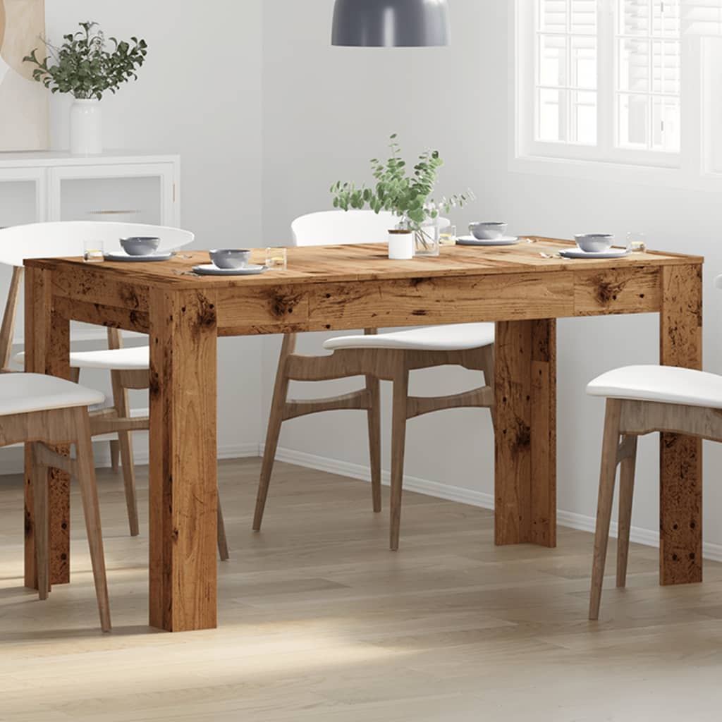 Vidaxl Dining Table, Reclaimed Wood, 140X74.5X76 Cm