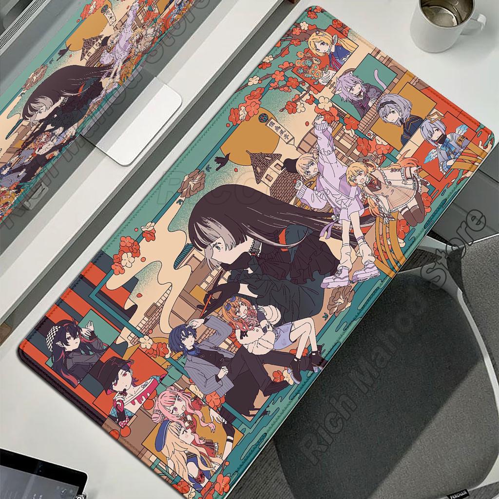 Anime Girl Desk Mat Juufuutei Raden Mouse Pad PC Cabinet Pad Gaming Accessories Gamer XXL Keyboard Tablemat E-Sports Carpet Rug