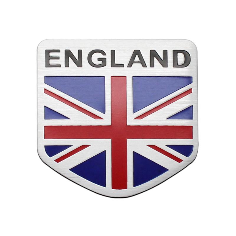 Auto Styling 3D Aluminium ENGLAND Vereinigtes Königreich UK Nationalflagge Karte Auto Motorrad Abzeichen Emblem Aufkleber Auto Zubehör