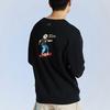 New Balance X DOE Sweatshirts Men's Black Crew Neck Moderate Regular NCA47111-BK