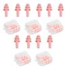 Soft Silicone Ear Plug Ear Protection Sleeping Travel Anti-Noise Earplugs Waterproof Swim Earplugs for Adult Children Swimmers