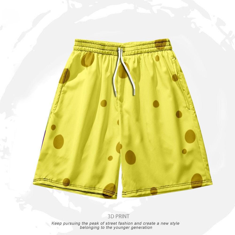 

Шорты Патрика Стара Мужские Летние Свободные Пижамы Квадратные Штаны Повседневные Штаны Пляжные Штаны XL жёлтый