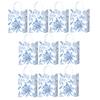 10pcs Paper Gift Bags Elegant Blue & White Parties Porcelain Floral Tote Bags Chinese