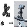 Universal Single Clamp Holder With Full Circles Movement For Action Camera On Motorcycle Bike Bar