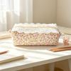 Zipper Floral Pencil Case Cotton Stationery Pouch New Pencil Pouch  School Supplies