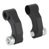 2pcs Motorcycle Rearview Mirror Extension Bracket Adapter Fits for R 1200GS LC 2013 2018Black