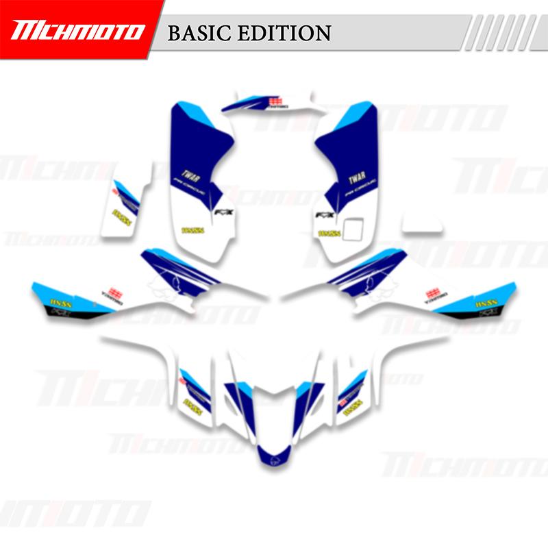 MCHMFG For SUZUKI LTZ400 KFX400 2003-2008 Motorcycle Graphics Backgrounds Decals Stickers Kits Motorcycle Number Name ize A without number