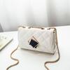 Fashion Diamond Elegant Shoulder Women's Bag Bag Niche Pu Chain Crossbody Cosmetic Bag