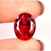 Natural Red Ruby Loose Gemstone 8.35 Ct Oval Cut Mozambique for Jewelry Making and Gem Collections
