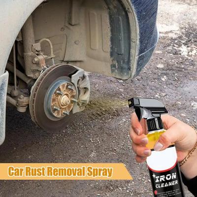 Auto Rostentfernungsspray 120ml Rostentferner für Metall Lang anhaltender Auto-Detailing-Reiniger Automobilwartungszubehör für Karosserie