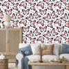 Butterflies, Hearts and Flowers Wallpaper for Living Room and Bedroom 50x1000