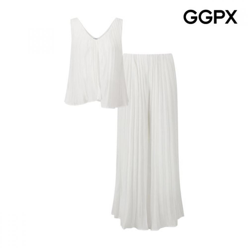 Ggpx New York Women S Pleated buStier And pantS Setup gq5St010f Camel/F