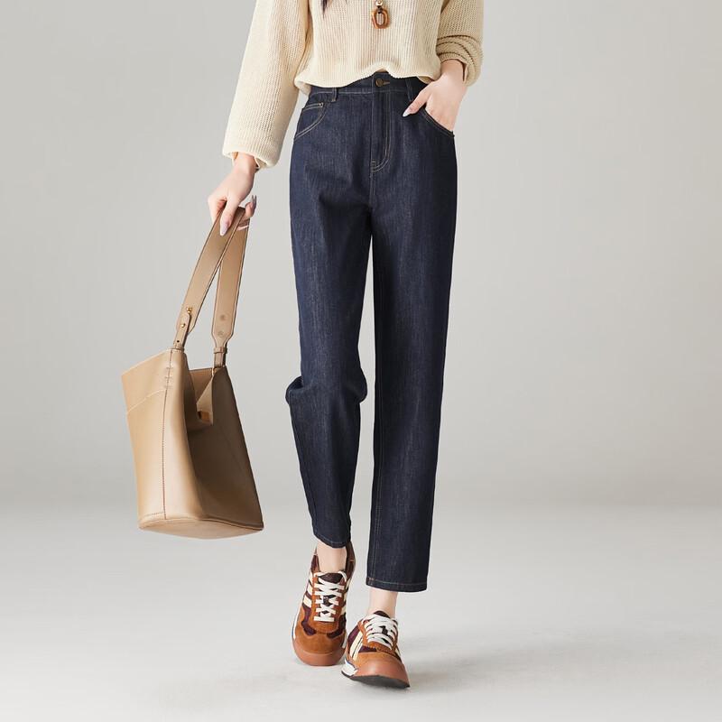 SOFSIL Women s High-Waisted Slim-Fit Cropped Jeans 29