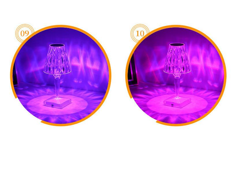 Crystal Influencer Bedside & Bar Atmosphere Light