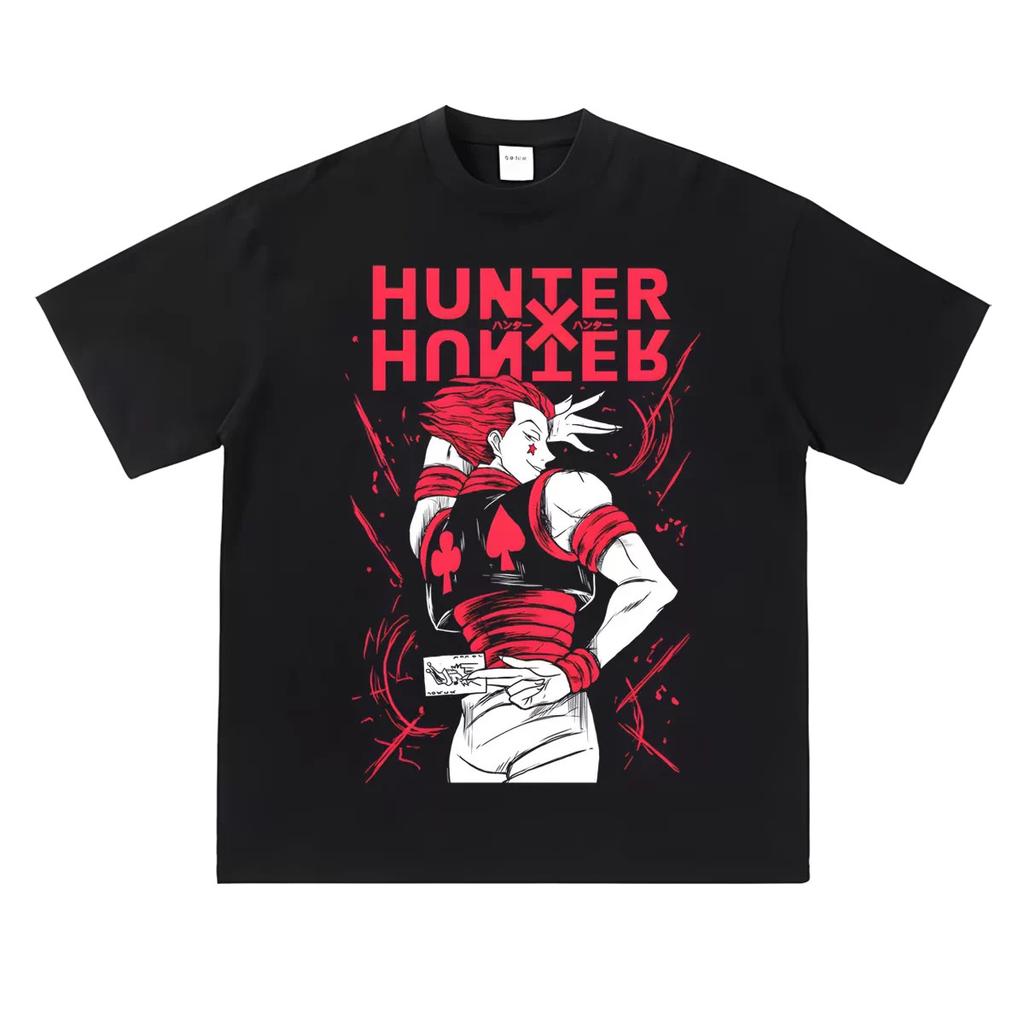 Hunterxhunter Tshirt Personality Clothes Year Round Clothing Oversized Couples Unisex Y2k Short Sleeves Hot Product Couples Gift