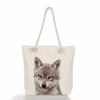 Cute Animals Print Thick Rope Single-shoulder Beach Bag 7210