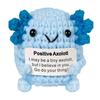Yarn Positive Crochet Axolotl Handmade Doll Uplifting Knitting Toy  for Girls Teens Friends