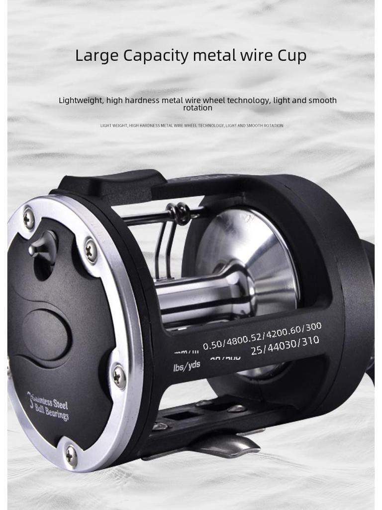 Kemaolong Visual Anchor All-Metal Sea Fishing Reel with Drag