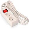 Ciabatta - EDM - 2 Prese Schuko - 1,5 M - Interruttore - 16 A - Pronta all'uso