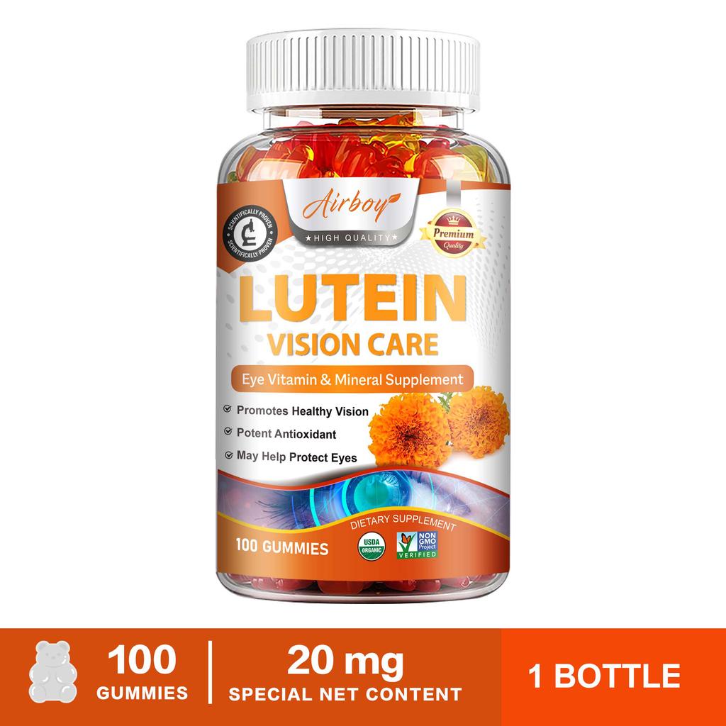 Lutein Gummies, Containing Zeaxanthin Blend, Gentle and Easily Absorbed, Suitable for Adults.