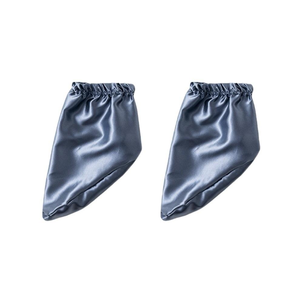 

Glossy Silk Sleeping Socks Soft Night Wear Loose Foot Covers Solid Color Postpartum Care Air Conditioning Socks Sleep Time One Size темно-сірий колір