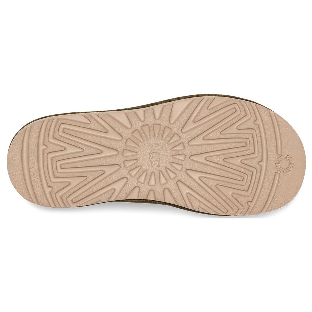 UGG Goldencoast Slide двухслойные воловьи кожаные удобные простые модные сандалии мужские — фото 6