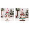 Ornamenti in Legno per Albero di Natale Bambola Senza Volto Travestimento Oggetti di Scena per Foto Regali di Natale per Decorazioni Casa