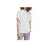 Adidas Originals Trefoil Embroidered Shoe Print Short Sleeve T-Shirt Men Tops White ED6929