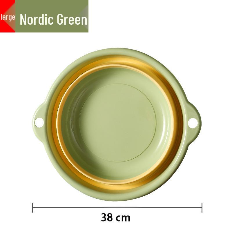 Portable Foldable Washbasin for Hand Washing and Laundry