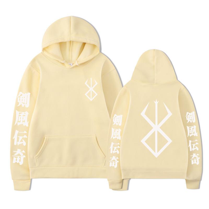 Japanese Animation Berserk Hoodies Men Fashion Long Sleeve Sweatshirts Women Casual Harajuku Streetwear Pullovers Sudaderas