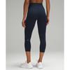 Lululemon Fast And Free High Rise Crop 23  Pockets  Updated True Navy