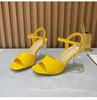 High Heel Women's Transparent Buckle Sandals