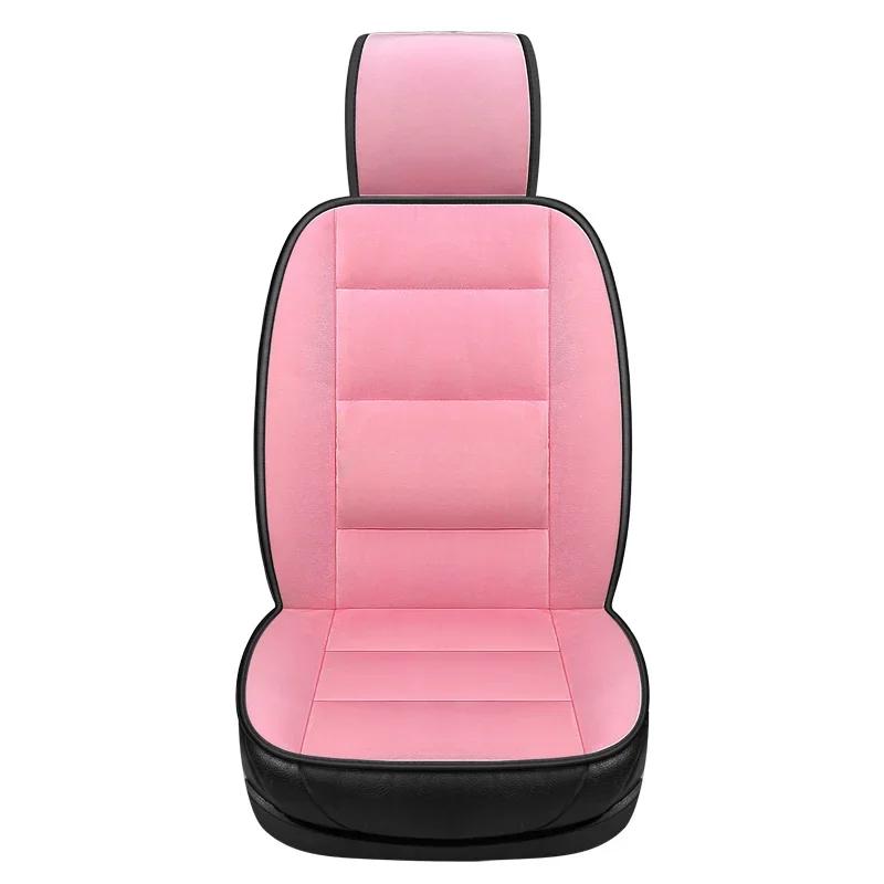 Pernă Auto Universală Iarnă Caldă Pluș Scurt Set Trei Piese Husă Scaun Auto Protector Scaun Auto Covoraș Accesorii Interior Auto