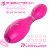 Sex Toy 20 Speeds Powerful Dildo Vibrator Female Anal Clit Sucker Vacuum Clitoris Stimulator Mimic Finger Wiggling for Womans 18