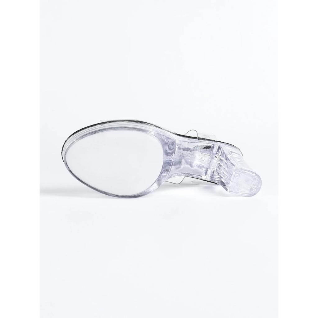 12cm Heel Women's Elegant Clear Crystal Heel Stiletto Sandals 2026 Summer Style, Open Toe Slip On Dress Shoes 34-43  LFD-19866-1