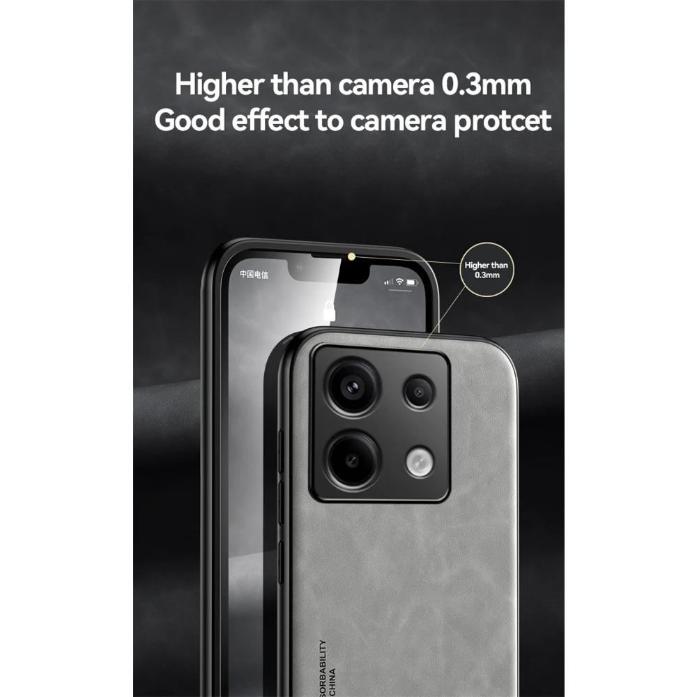 Shockproof Case for Xiaomi Redmi Note 13 Pro 5G Note 13 Pro+ Plus Protective Cover Magnetic Car Holder Phone Textured Business Full Protection