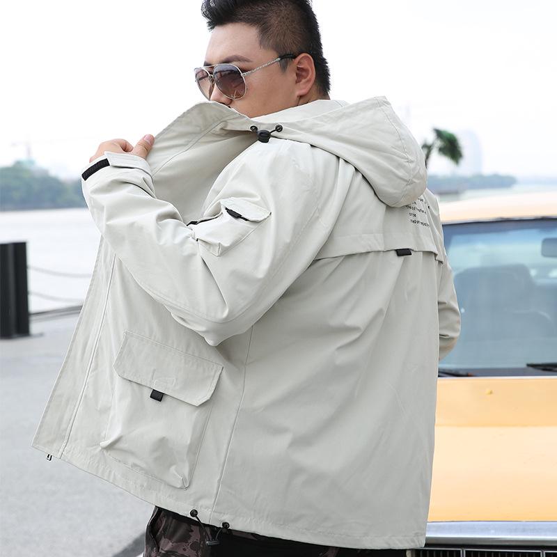 Pánská módní pracovní bunda nadměrné velikosti na jaro/podzim 2019