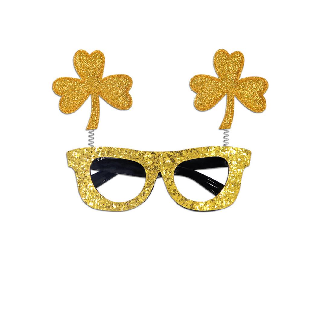 St. Patrick's Day  Glasses, Gold And Green Glasses, Irish Festival Party Decorations