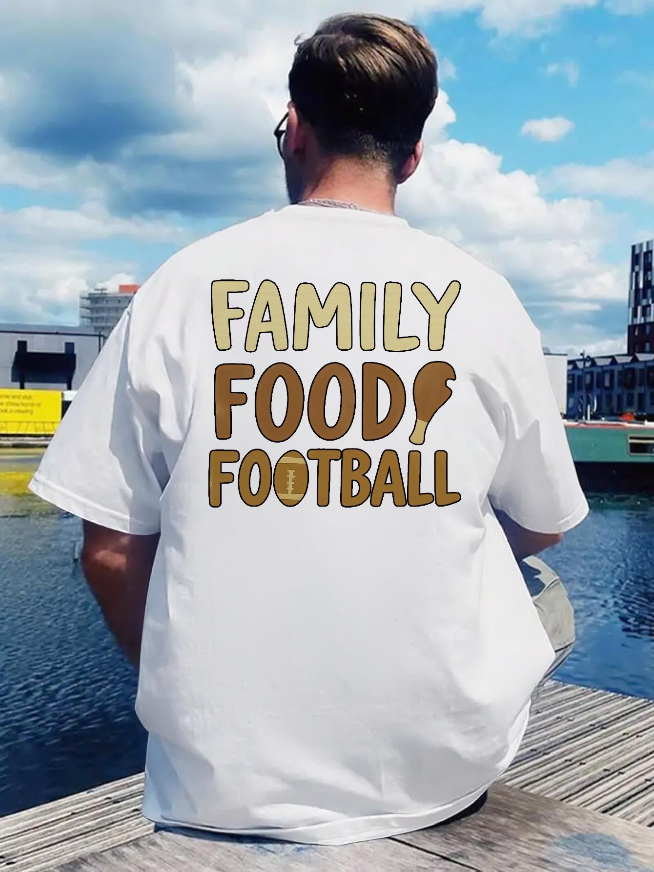 

Retro Rock Band Graphic T-shirt - Family Food Football Print S
