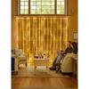 3*3m LED Curtain Lights USB Powered 8 Mode Remote Control Fairy String,Decoration Lights For Garland Wedding Home Bedroom