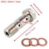 Motoraccessoires Remklauw Banjobout Ontluchtingsnippel M10X1.0MM/1.25MM Roestvrij Staal 304 voor yamaha ktm sherco