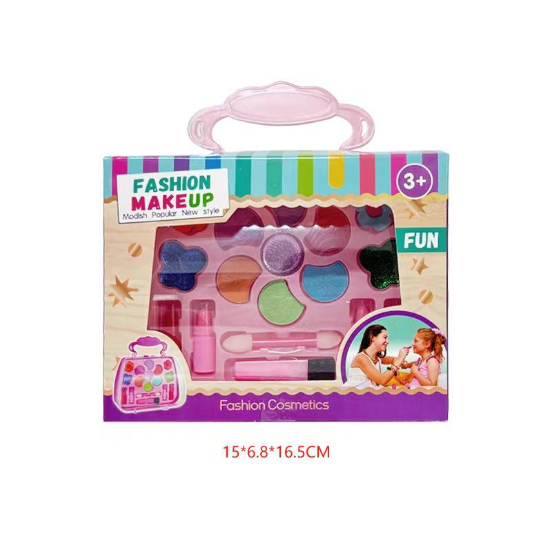 Children's Princess Makeup Toy Set: Washable Eyeshadow & Glitter