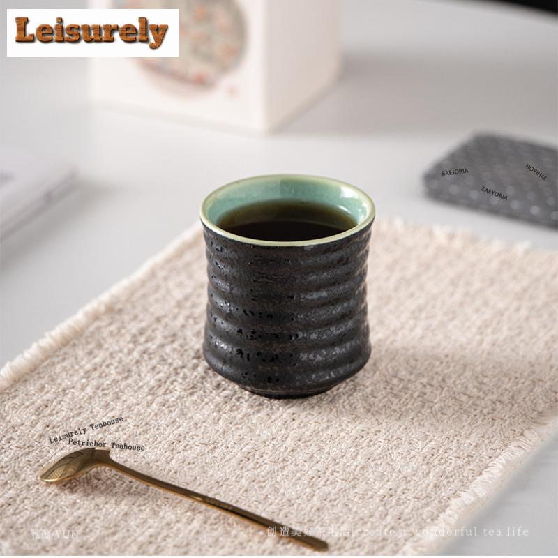 HOYIHM 111ml Screw Thread Coffee Mug Cappuccino Latte Cup Afternoon Tea Mug Coffee Milk Pot Office Water Cup Teaware Ornaments