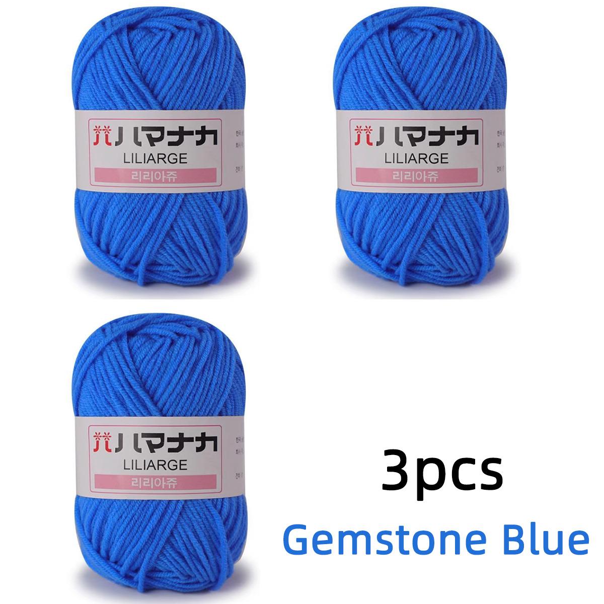 

Multi Strand Diy Yarn Can Be Hand Twisted With Acrylic Yarn In Multiple Colors Suitable For Crochet Gifts For Beginners And Adul синий