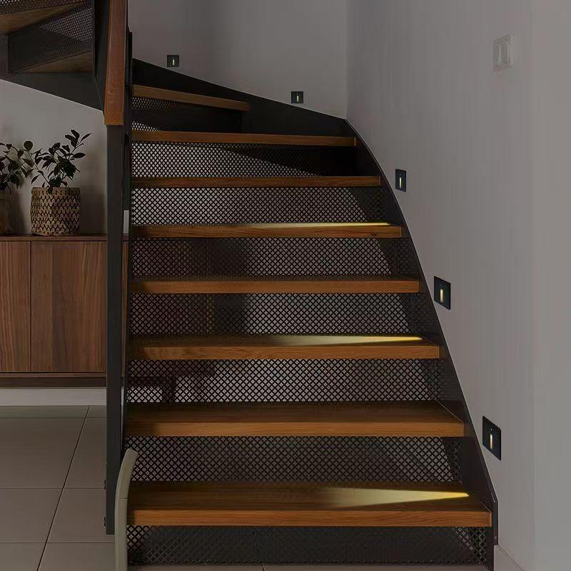 Sensor Stair Light Motion Detect Wall Sconce Lamp Automatic Nightlights Recessed Footlight for Step Ladder Bedroom Closet