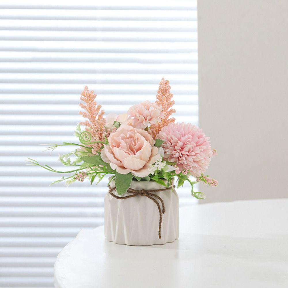 Rope Simulation Plant Bonsai Elegant False Rabbit Ears Plants Artificial Flower Bonsai  Home Garden