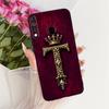 For Tecno Camon 12 CC7S Cover For Techno Camon 12 Case Silicone Luxury Crown A-Z Letters 2D Flat Pattern Soft Phone Casing