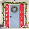 Wedding Signs Valentine's Day Curtain Home Decor Cloth Couplet Creative Door Pendant